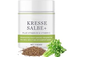 ALTHERONA Kressesalbe Plus, 114g Kressesalbe Altersflecken Entfernen, Salbe Gesichtscreme Gegen Altersflecken, Pigmentflecken entferner, Antipigmentcreme Gesicht, Aktiv kressesalbe