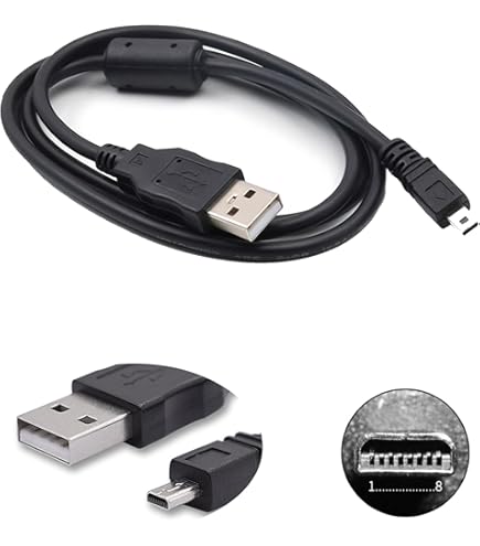 CB-USB5 CB-USB6 Camera USB Cable - 5FT Extra Long Data Transfer Cable For Olympus SP Series Digital Cameras
