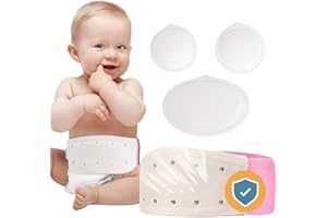 OrtoPrime Cinturón Hernia Umbilical para Bebé CONFORT - Cinturón Umbilical Bebe Protección - Banda Ombligo Bebe - Soporte Ombligo para Bebé - Faja de Bebe Ombligo - Cinturón hernia Bebe ROSA