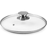 IBILI 971628 Glass Lid Knob Stainless Steel 28 cm