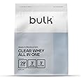 Bulk Clear Whey All in One, Protein Powder Shake With Creatine, Glutamine, BCAA, Carbohydrates, Apple & Blackcurrant, 500 g, 10 Servings, Packaging May Vary