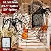 Produktbild Halloween Riesen Spinnen Netz Große Gefälschte Spinne Kleine Spinne Strecken Spinnennetz Dekoration für Halloween Dekorationen Outdoor Yard Dekor Spuk Haus (Stil C)