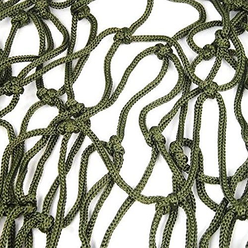 Lmeno Große Tragbar Hängematte Hängesessel Aufhängen Netz Schlafenbett Outdoor Garten Reisen Camping aus Nylon ca. 270 x 80cm, belastbar bis ca.100kg - 8