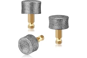 Toaluea 3 Piezas Cabezal de Repuesto 60 80 120 Malla, Rueda Abrasiva para Casfuy y La Mayoría Marcas Amoladora de Uñas, Cabezales Rectificado para Perros Grandes Medianos Pequeños