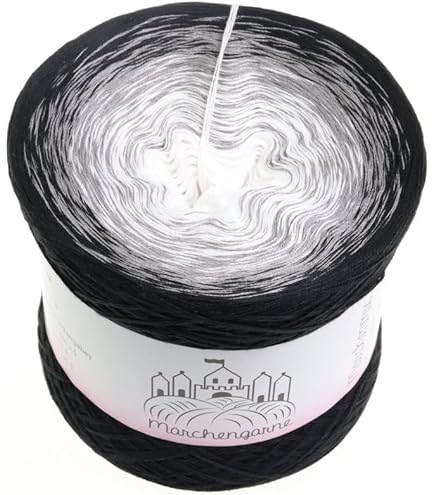 Bobbel Farbverlaufsgarn 4-fädig - 1200 Meter Wolle Zum Häkeln Und Stricken