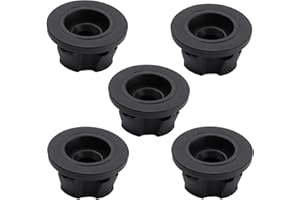 NIYATA Elemento di fissaggio in gomma, coprimotore per CLS GLK ML SLK Sprinter Valente Viano Vito, 6420940785, 5 pezzi, nero