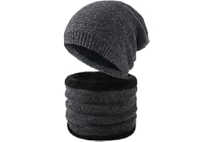 HGDGears Neck Warmer Windproof Thermal Knitted Snood Scarf for Men Women Thick Winter Cold Weather Knitted Circle Scarf for Outdoor Sports