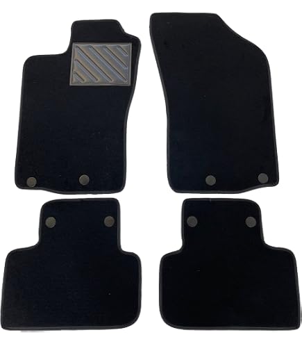 Tappetino Auto Lato Guida Per Alfa Romeo 147 (2000-2010): Su Misura In Moquette Nera, Made In Italy - 3