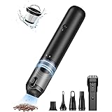 Baseus A3 Lite Aspirapolvere Portatile, 12KPA per Auto Senza Fili con 6000mAh Batteria Ricaricabile, 4 in 1 Design, Ultralegg