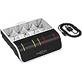 ANSMANN Battery charger for 4x NiMH AA/AAA/C/D + 1x 9V block batteries - automatic battery charger with Perfect 7 charging technology Repair mode for rechargeable batteries