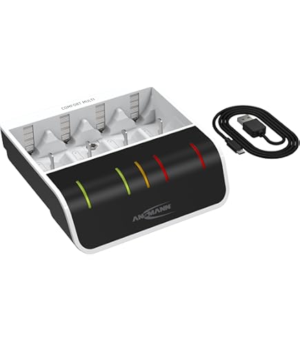 ANSMANN Piles Rechargeables Mono D Type 10000 1,2 V NimH (lot De 4