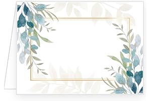 Edition Seidel 50 Premium Place Cards, Name Cards, Table Cards, Seating Cards for Wedding - Birthday - Silver Wedding - Gold Wedding - Celebration