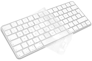 Arisase Funda de teclado de TPU ultrafina para Apple iMac 2023 2021 de 24 pulgadas M3/M1 Chip Magic Keyboard con Touch ID (modelos A2449 y A2450), accesorios de protección suave, diseño de la UE