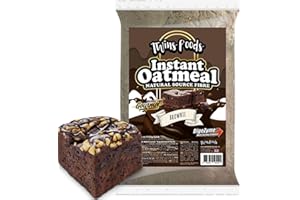TWINSFOODS Harina de Avena 1Kg Gourmet , sabor Brownie. Twins Foods