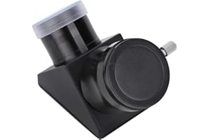 TOPIKY Diagonale Linse, 1,25 "90 Grad optisches Glas Astronomisches Teleskop Diagonale Spiegel Aufrechte Bildlinse mit Staubschutz, für Teleskopokular