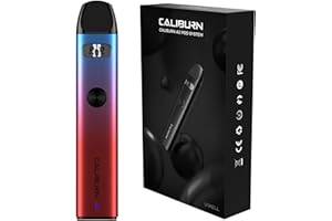 VAPOR FLUX Uwell Caliburn A2 Pod Kit – Refillable 2ml Pod System | 520mAh Battery with Fast Type-C Charging | Smooth MTL Vaping & Pro-FOCS Flavor Technology | Lightweight & Portable Vape Kit | (No-Nicotine)