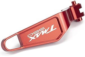 XQSSB TMAX560 T-MAX 560 Tech MAX 2019 2020 2021 2022 Accessori Moto In Alluminio Leva Del Freno A Mano Di Stazionamento Per Yamaha TMAX 560 Parti Decorare (Color : Red)