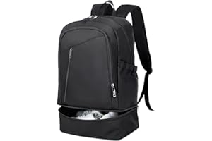 seyfocnia Gym Backpack for Men,Waterproof Backpack With Shoe Compartment Lightweight Travel Backpacks Sports Backpacks Casual Daypack