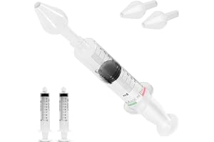 ITALSOLUTIONS Kit Lavaggio Nasale Bambini e Adulti - Made in Italy - 2 Siringhe 2 Olive Nasali per Lavaggi Neonato (2 Olive 2 Siringhe )