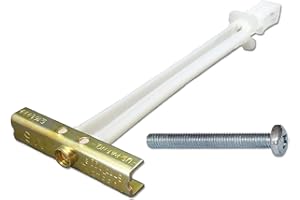 Pack of 8 - Genuine M6 SNAP Toggle Heavy Duty PLASTERBOARD-Drywall Fixing-Cavity Wall Fixing - TOGGLER 25024 - Comes with Screws