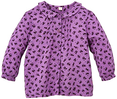 Esprit Baby Girls 0-24m 074EEAF002 Plain Shirt Shirt, Purple, 0-3 Months (Manufacturer Size: 62)