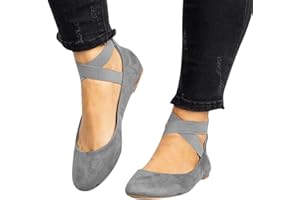 KGLHTYU Einzelschuhe Slip on Ballerinas Sommer Loafers Elegant Halbschuhe Mary Jane Pumps Geschlossene Elegant Barfußschuh Brautschuhe Bequeme Slip on Loafers