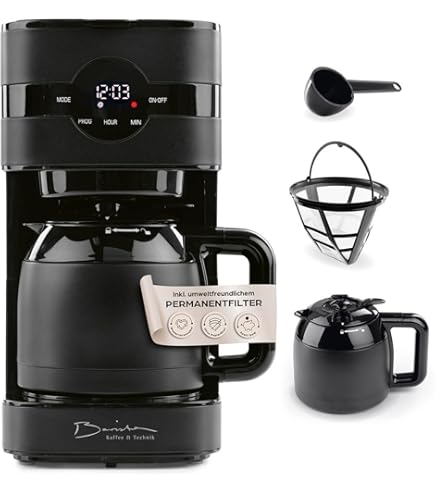 Cafetera de goteo | ROWENTA CT3808, 850 W, 1,25 l, 12 tazas, Negro