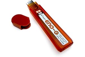 Paquete de 12 minas para portaminas, de la marca Pilot ENO-G, 0,5 mm, HB