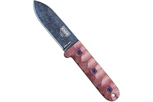 ESEE, Nóż outdoorowy Camp Lore PR-4 Black Oxide, ostrze: 10,5 cm, Spear Point, Micarta, nóż myśliwski, Full Tang, łącznie z pochwą na pasek