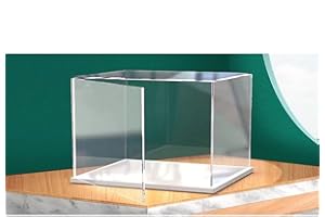 Vetrina MEEC in acrilico trasparente per montare la scatola da bancone con sfondo bianco Action figure (20 x 12 x 16 pollici/50 x 30 x 40 cm)