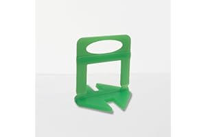 NIVELPRO Clips niveladores de azulejos de 0,5mm, 1mm, 2mm y 3mm, Packs de 250uds, 1000uds y 1500uds, Espaciadores de azulejos, Sistema de nivelación de azulejos (Clips 2mm, 1000 uds)