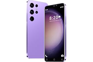 SnHey Cheap Smartphone, 5.0 Inch HD Display, 16GB 128GB Extension, Android 9.0 OS Cheap Mobile Phone,Dual SIM Dual Camera, Face Unlocked S23Ultra-Purple