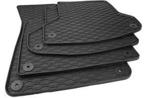 ‎KFZ-PREMIUMTEILE24 kfz-premiumteile24 Gummimatten Kompatibel mit A3 (8P) A3 Sportback (8P) Baujahr 05/2003-08/2012 Fußmatten Allwetter Automatten Premium Qualität 100% Passgenau schwarz 4-teilig