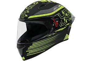 Studds Thunder D11 Isi and Dot Certified Full Face Motorcycling Helmet for Men and Women with Clear Visor