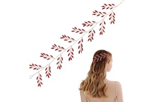 FAIRYGATE Serre Tête Femme Accessoires pour Cheveux de Mariée Vigne avec Fleurs Argentées et Cristaux pour Femmes Lady Female Woman Argent Bijoux de Fantaisie X04624