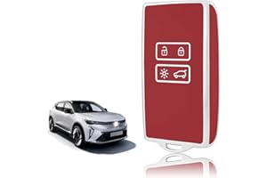TOOMUME Funda Llave, Carcasa Llave Tarjeta Apto para Renault Scenic 4 Megane Talisman Koleos Kadjar Clio Captur Espace Zoe Arkana Master Dacia Duster Jogger, Cubierta Llaves Coche Mando - Smart Key