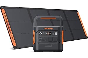 Jackery Explorer 2000v2 Générateur Solaire Portable avec 200W Panneau Solaire, 2042Wh/2200W LiFePO4 Batterie (Max 4400W), Charge Rapide USB-C & UPS 20ms pour Camping, Camping-cars, Plein Air