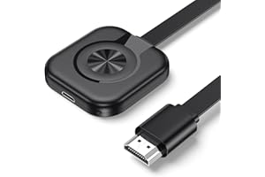 OLKIEQZ Dongle HDMI Inalámbrico de 2,4GHz, Receptor de Pantalla WiFi Miracast HDMI de 1080P Compatible con iPhone/iPad/iOS/Android/Windows/Mac/TV/Monitor/proyector, Compatible con Airplay/Miracast/DLNA