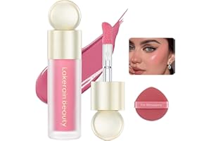 DGUSO Rare Beauty Blush, Liquid Blush,Soft Cream Blush, Liquid Blush for Cheeks, Matte Cream Blush Soft, Velvet Liquid Blush Wand, Makeup Smooth Liquid Blush (#02)