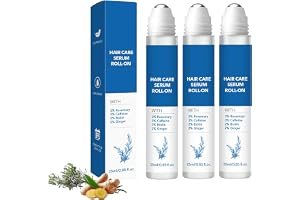 Hårväxtserum med rosmarin, 3-pack, anti-håravfallsserum för hårbotten, minskar effektivt håravfall, daglig hårvård, lämplig för alla typer av