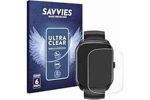 Savvies Screen Protectors for Qecnato S68 1.95 Inch Ultra Transparent Pack of 6