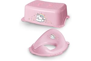 DOCARI Kinderartikel 2er Set Einhorn pink