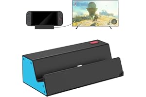 HEIYING TV Docking Station für Nintendo Switch 2/Switch OLED, Tragbarer TV Dock Ladegerät Ständer mit 4K HDMI Adapter/USB Port/Typ C Ladegerät Port