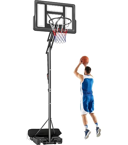 VEVOR Canestro da Basket Portatile Altezza Massima 3,05 m