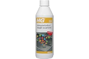 HG Rimuoviodori Dagli Scarichi - Deodorante Neutralizzatore di Cattivi Odori per Ambienti con Formula Naturale e Sicura - 500 g