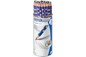 LYRA Groove Slim Graphite - Pot 48 crayons graphite triangulaires HB