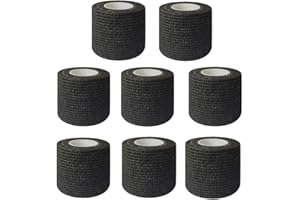 ANGELKISS Unihubys Grip Tattoo Grip Bande, 8 unité enveloppe couverture de poignée atouage de bande de bandage de bande de bandage élastique poignée de poignée de tube