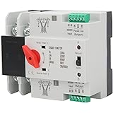 Jadeshay Interuptore di Trasferimento, Interruttore di Trasferimento Automatico a Doppia Alimentazione, Controller a 2 Vie In