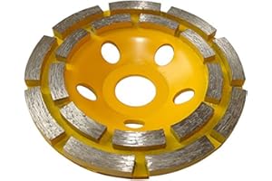 OUTLETISSIMO® Disco Smerigliatrice diamantato a levigare 110 mm 22.23 mm 115 mm cemento pietra mattoni