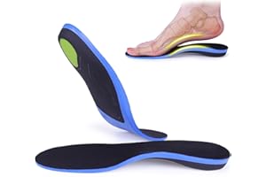 Uvolo Orthopädische Einlegesohlen für Herren & Damen, Hohe arch Schuheinlagen für Hohlfuß, Plattfüße, Plantar Fasciitis, Fußschmerz und lindert Fußkater